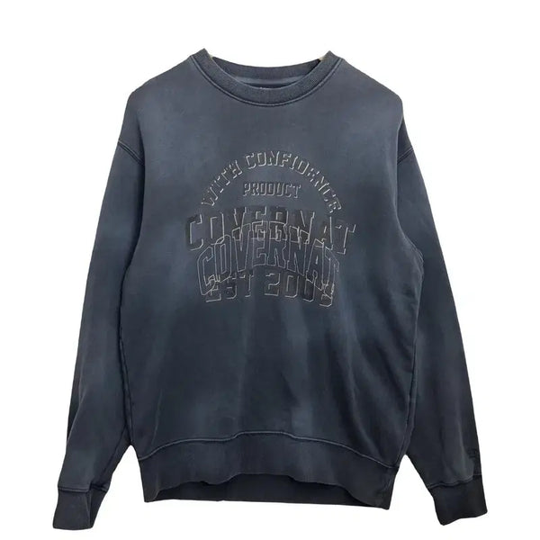 [BUNJANG] Covernat Navy Sweatshirt [S] Unisex / COVERNAT 커버낫 네이비 맨투맨 [S] 유니섹스/ 남녀공용