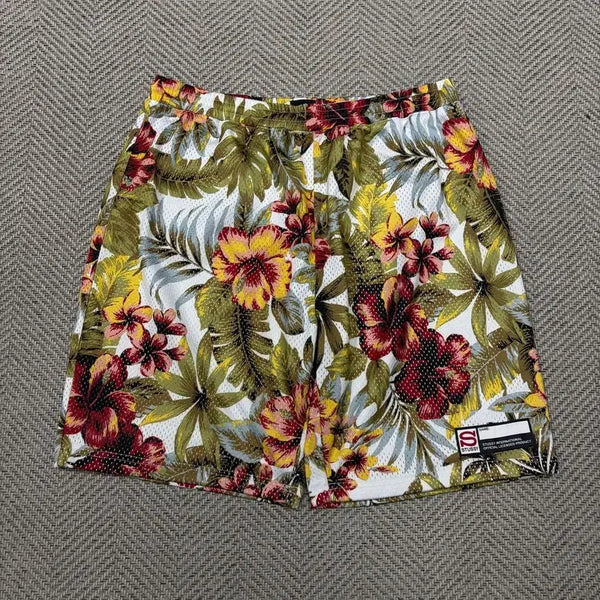 [BUNJANG] Stussy Tropical Flower Mesh Shorts / 스투시 트로피컬 플라워 메쉬 쇼츠 v4914