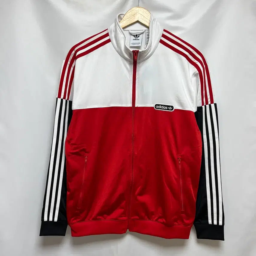 [BUNJANG] Adidas Split Firebird Track Top Jersey (XL) / [정품/XL] *새상품 아디다스 스플릿 파이어버드 흰빨 트랙탑 져지