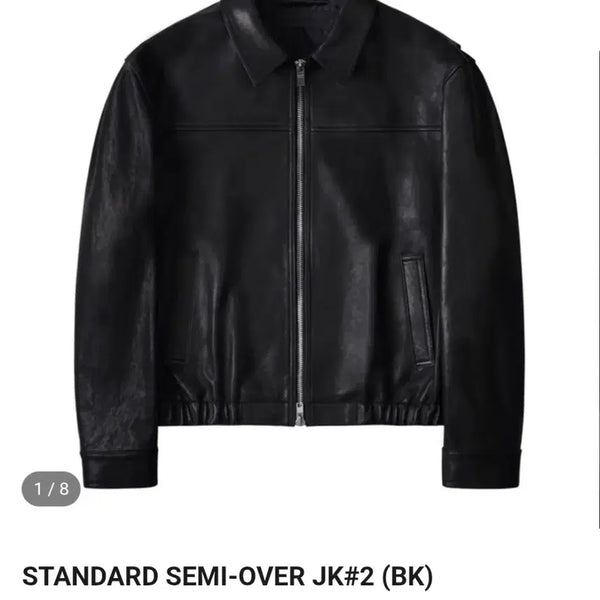 [BUNJANG] Noir Larmes Standard 2 Lambskin Jacket Size 46 / 느와르라르메스 스탠다드2 램스킨 자켓 46