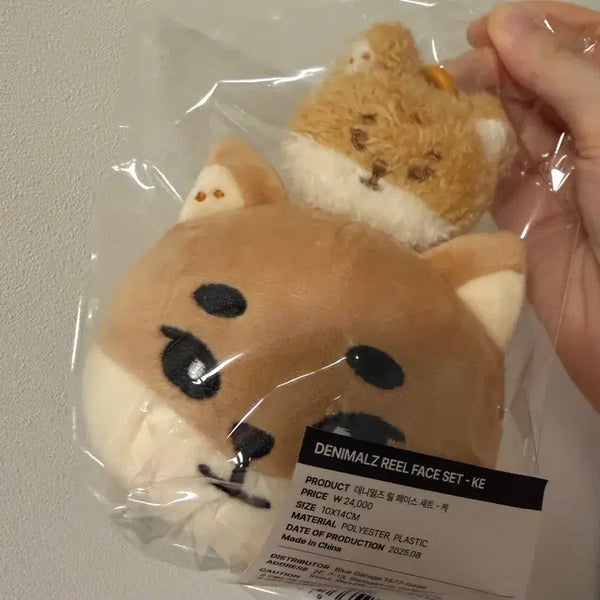 [BUNJANG] Day6 Denny's Doll Lil' Face Keyring Set-K / [새상품] 데이식스 데니멀즈 릴 페이스 인형 키링 세트-케