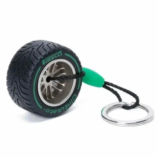 [BUNJANG] Pirelli F1 Motorsport Intermediate Tire Keyring / 피렐리 F1 모터스포츠 인터미디엇 타이어 키링 키홀더 단품