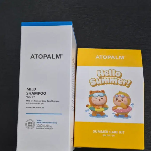 [BUNJANG] Atopalm Mild Shampoo Summer Care Kit / 아토팜마일드샴퓨 썸머케어키트