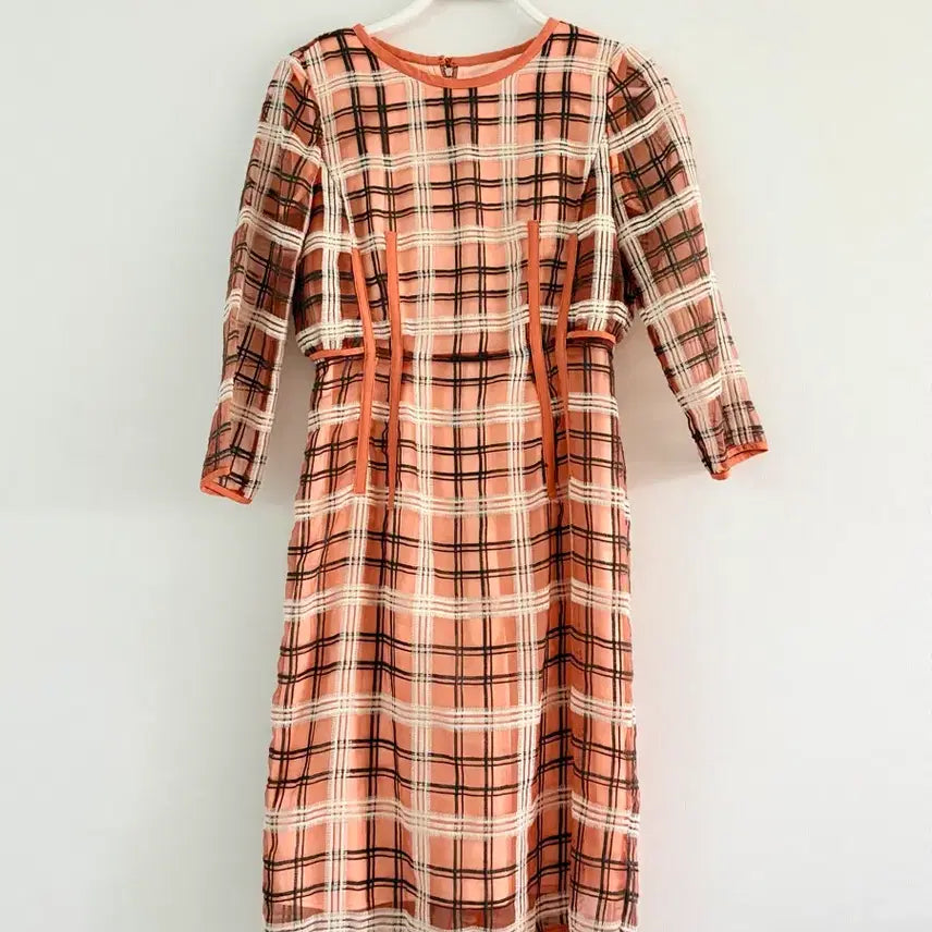 [BUNJANG] Jill by Jillstuart Organza Check Dress / JILL by JILLSTUART 오간자 체크 원피스