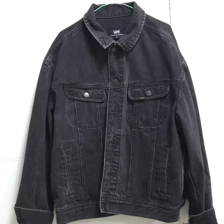 [BUNJANG] Lee Denim Jacket Black / 리 데님 자켓 블랙