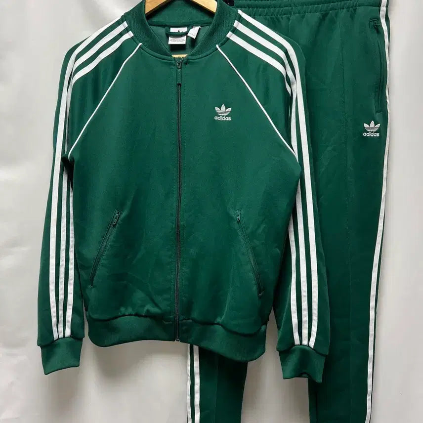[BUNJANG] Adidas Europa Track Top & Pants Set Up - Green / [정품/M] 아디다스 유로파 초록그린 셋업 (트랙탑 져지 팬츠)