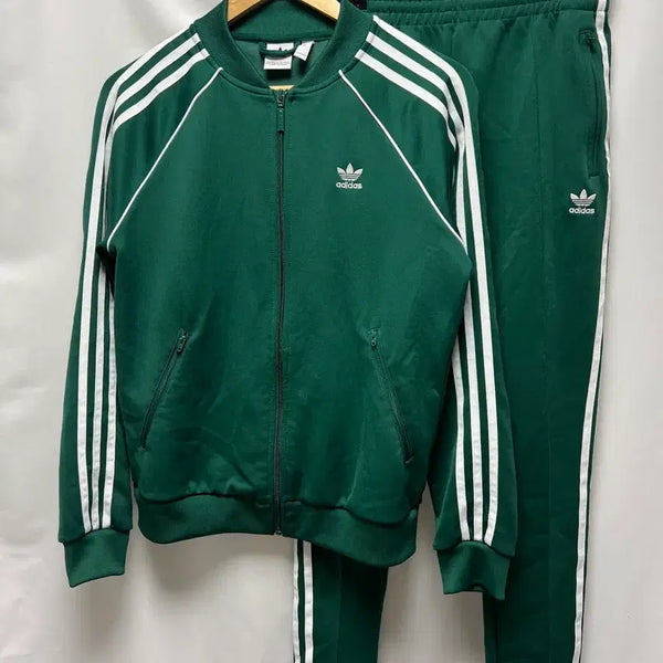 [BUNJANG] Adidas Europa Track Top & Pants Set Up - Green / [정품/M] 아디다스 유로파 초록그린 셋업 (트랙탑 져지 팬츠)