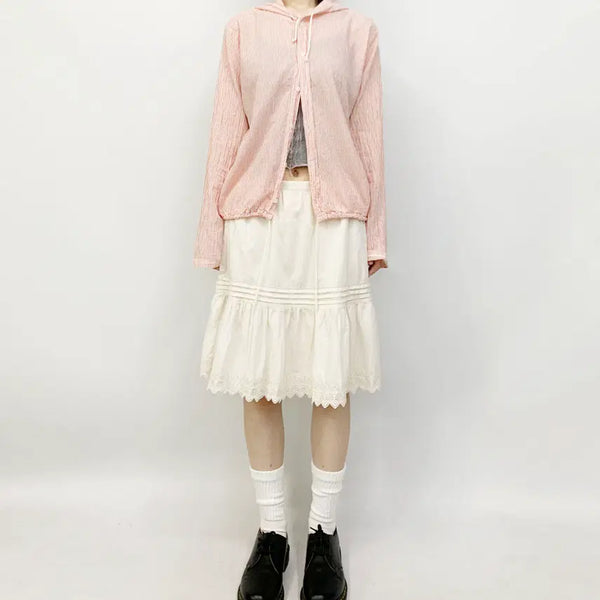 [BUNJANG] John P Striped Hoodie Jacket / John P 스트라이프 후디 자켓