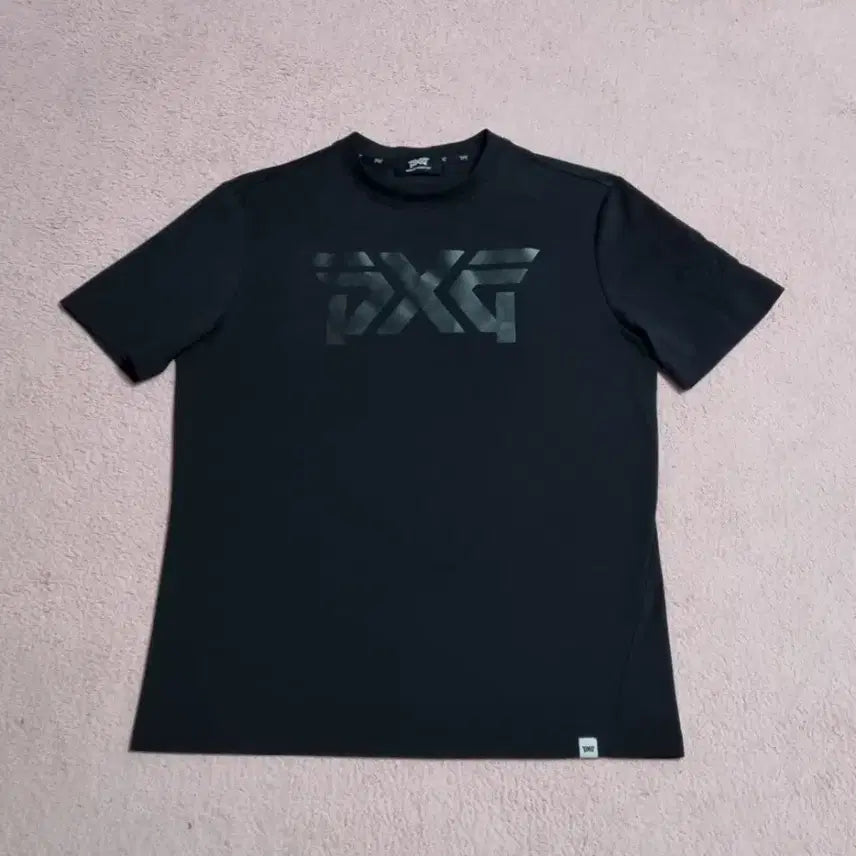 [BUNJANG] PXG Golf Black Logo Performance Short Sleeve T-Shirt / PXG 골프 반팔 티셔츠 90
