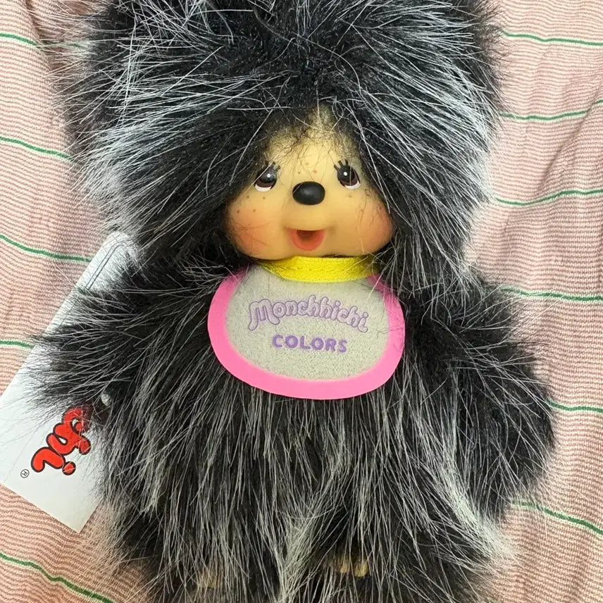 [BUNJANG] Monchhichi Custom Gray Bear / 몬치치 커스텀 그레이베어