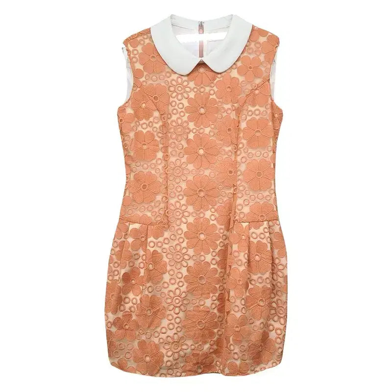 [BUNJANG] JILLSTUART Casual Pattern Coral Dress / 질스튜어트 캐주얼 패턴 코랄 원피스 85-160