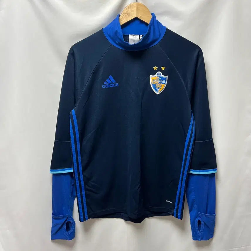 [BUNJANG] Adidas Ulsan Hyundai HD Training Navy Half-Zip Shell Top / [정품/105] 아디다스 울산현대HD 트레이닝 네이비 반집업 쉘탑
