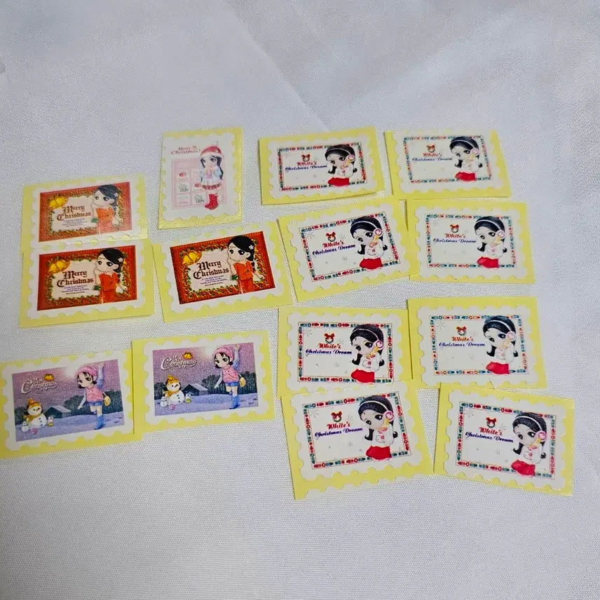 [BUNJANG] Orange Story Stamp Sticker Bundle Set / 고전문구 오렌지스토리 우표 스티커 일괄