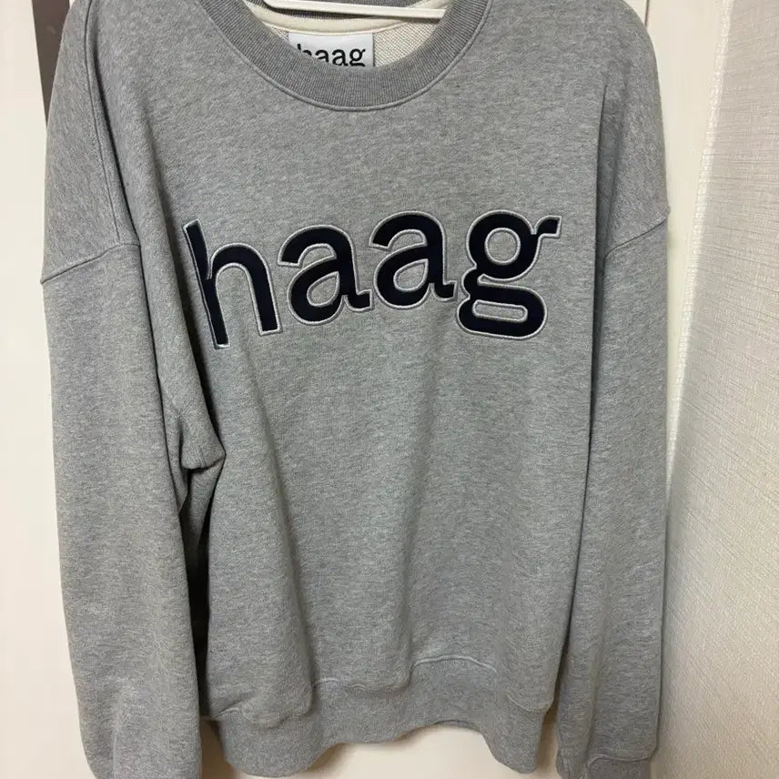 [BUNJANG] HAYG Birthday Sweatshirt Gray / 헤이그 벌스데이 맨투맨