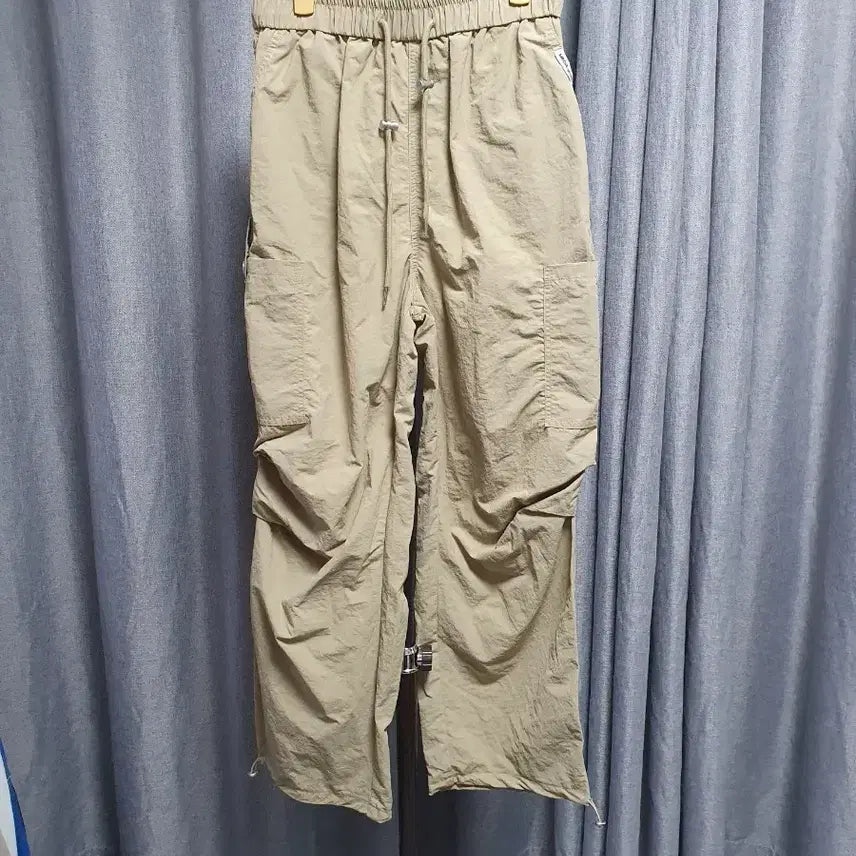 [BUNJANG] Draping Beige Street Pants / 드레이핑 베이지 스트릿팬츠