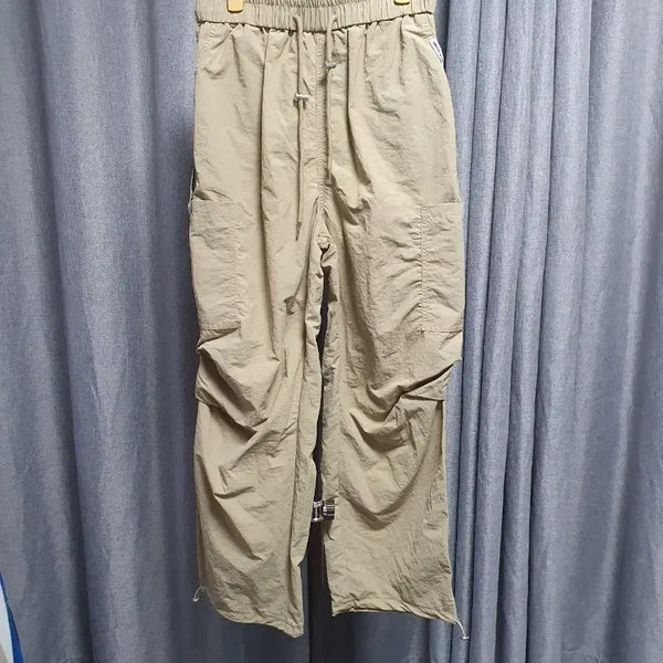 [BUNJANG] Draping Beige Street Pants / 드레이핑 베이지 스트릿팬츠