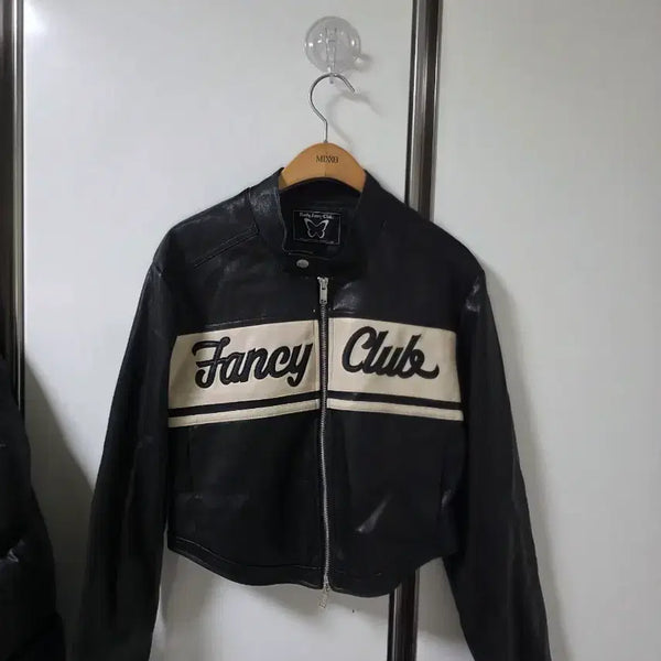 [BUNJANG] Fancy Club Leather Jacket / Fancy Club 레더 자켓