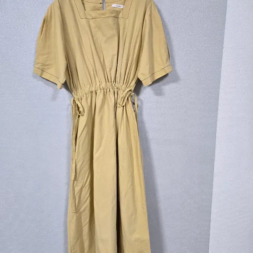 [BUNJANG] Lilykoi Square Neck String Cotton Dress / Lily koi 스퀘어넥 스트링 코튼원피스