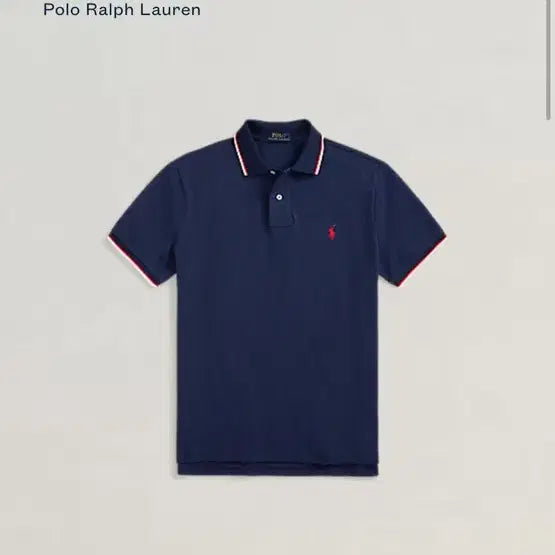 [BUNJANG] Polo Ralph Lauren Classic Fit Navy Short Sleeve Polo Shirt (2XL) / [QR정품/2XL] 폴로 랄프로렌 클래식핏 네이비 카라티 반팔