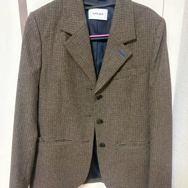 [BUNJANG] KUHO PLUS Herringbone Pattern Jacket Size 1 / 구호플러스 헤링본패턴 자켓 1사이즈