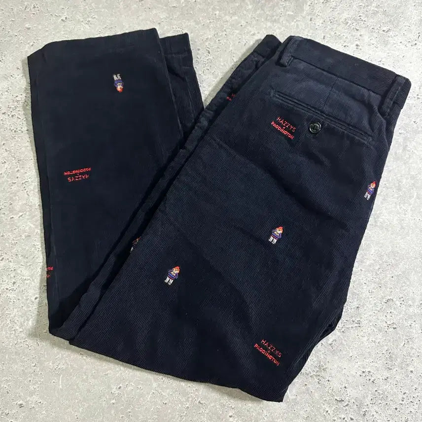 [BUNJANG] HAZZYS x Paddington Navy Corduroy Pants / HAZZYS x Paddington 네이비 코듀로이 팬츠/720