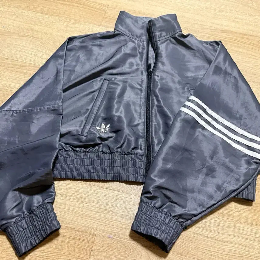 [BUNJANG] Adidas Track Top Jersey - Grey / 아디다스 트랙탑 져지 그레이