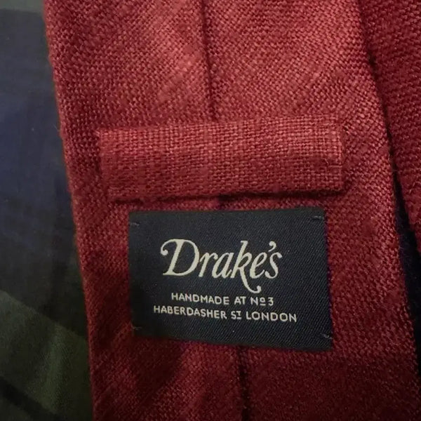 [BUNJANG] Drake's Handmade Silk Necktie / 드레익스 핸드메이드 실크 넥타이