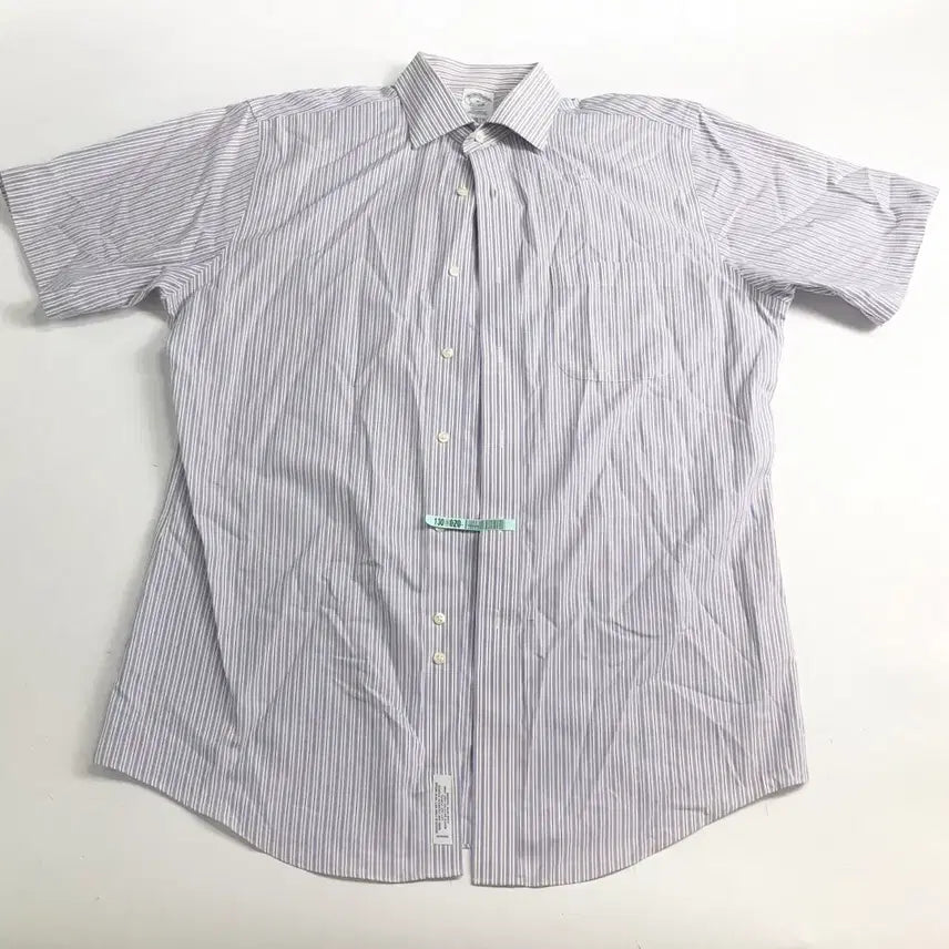 [BUNJANG] Brooks Brothers Striped Short Sleeve Shirt / 브룩스브라더스 스트라이프 반팔 셔츠