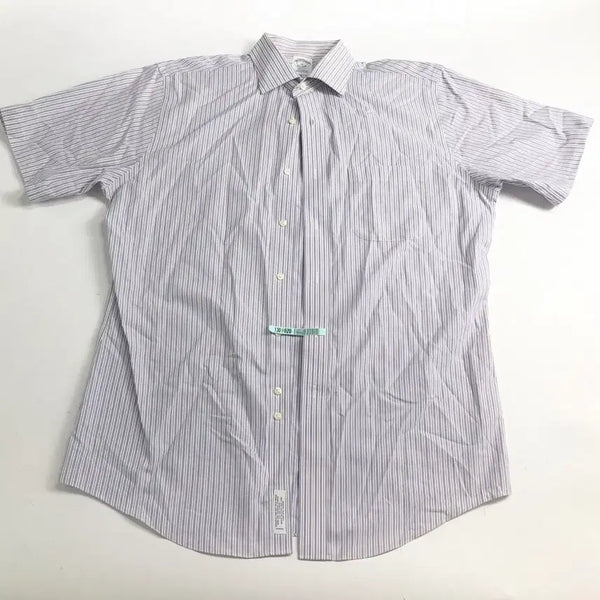 [BUNJANG] Brooks Brothers Striped Short Sleeve Shirt / 브룩스브라더스 스트라이프 반팔 셔츠