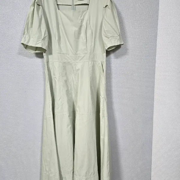 [BUNJANG] The Doo Square Neck Puff Sleeve Mint Dress / The Doo 스퀘어넥 퍼프소매 민트원피스 55