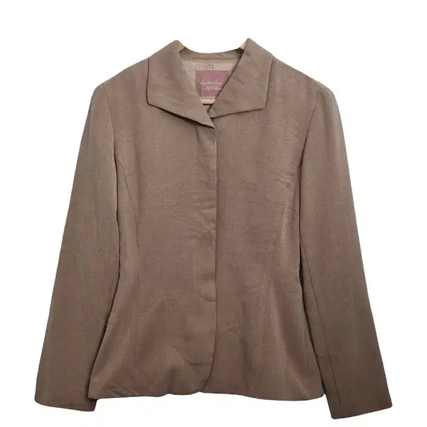 [BUNJANG] HYDERABAD Women's Classic Beige Blazer [M] / HYDERABAD 여성 클래식 베이지 블레이저 [M] 심플 자켓
