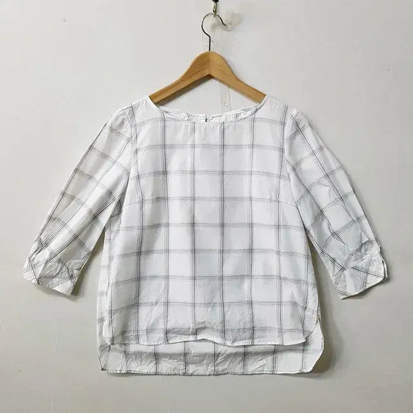 [BUNJANG] a.v.v Checked Blouse / a.v.v 체크 블라우스