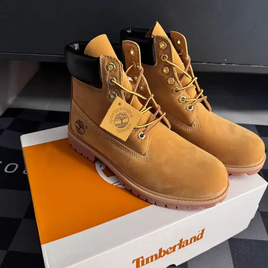 [BUNJANG] Timberland Premium 6-Inch Waterproof Boots Wheat Nubuck Wide 265mm / 팀버랜드 프리미엄 6인치 워터프루프 부츠 위트 누벅 - 와이드 265mm