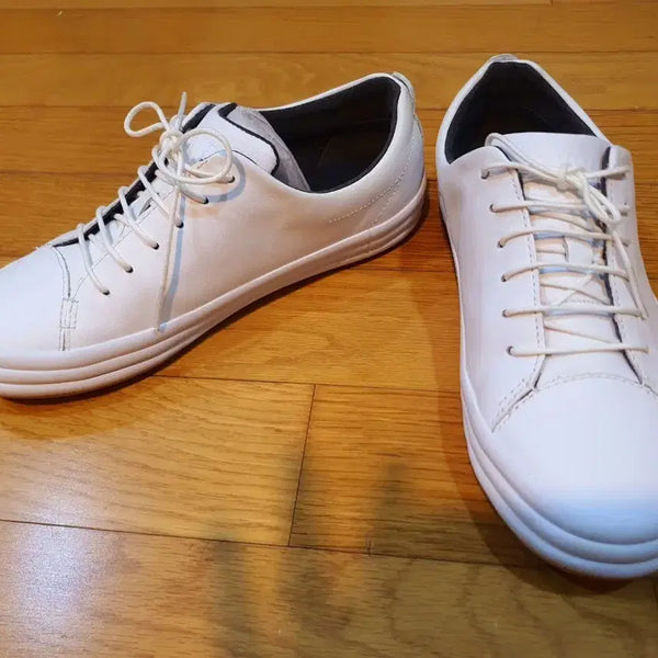 [BUNJANG] Camper Authentic White Leather Sneakers Size 230 / 캠퍼 정품 화이트 레더 스니커즈 230