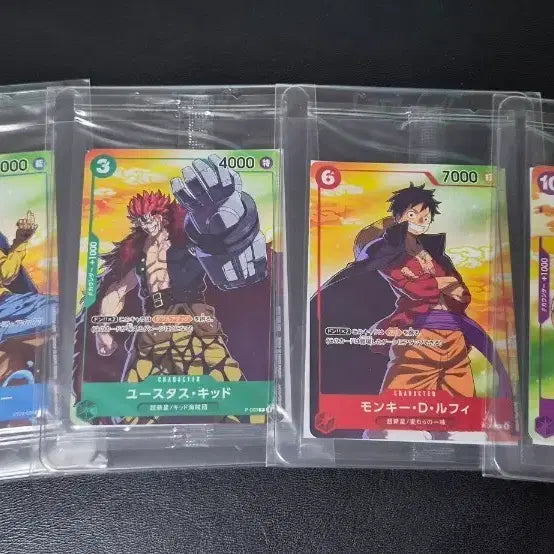 [BUNJANG] One Piece Card Seven Eleven Luffy Nika Promo Card 4-Type Bundle Set / 원피스카드 세븐일레븐 니카, 루피 프로모카드 4종 일괄