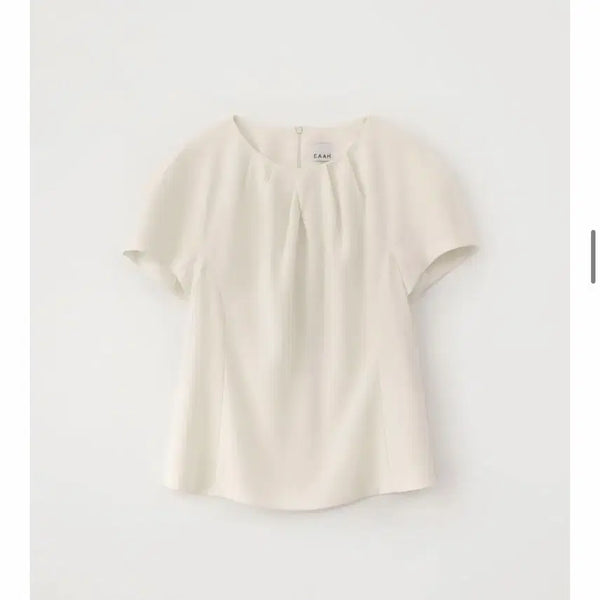 [BUNJANG] EAAH Velin Blouse - Ivory / 새상품) EAAH 이아 벨린 블라우스 아이보리 velin blouse