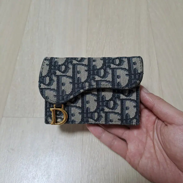 [BUNJANG] Dior Saddle Oblique Jacquard Card Holder / [100%/정품] 디올 새들 오블리크 자카드 카드지갑