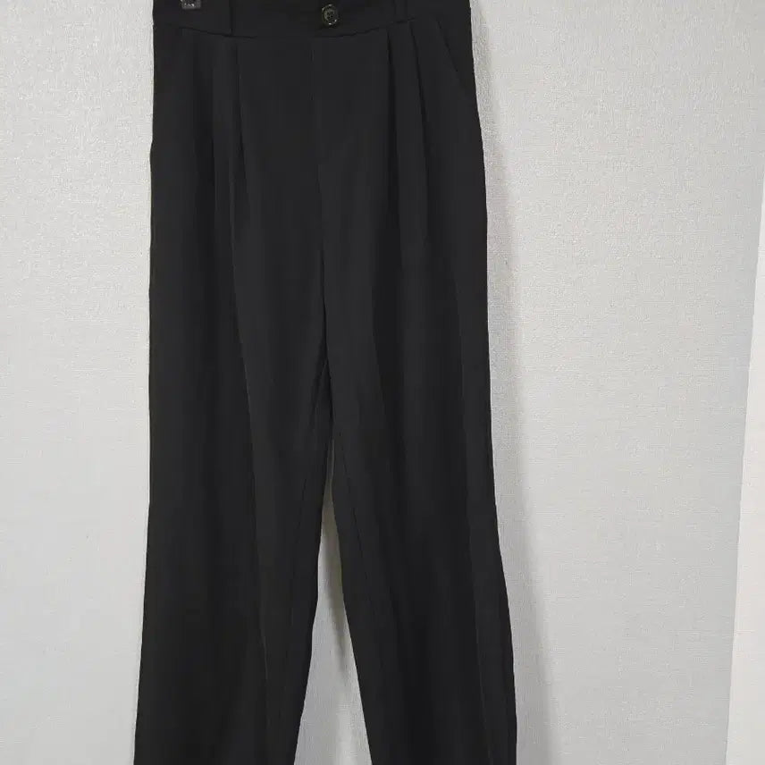 [BUNJANG] Pleated Poly Wider Fit Slacks Size 66 / 핀턱 폴리 와이더 슬렉스 66