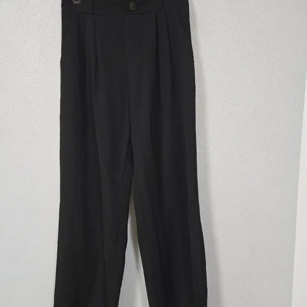 [BUNJANG] Pleated Poly Wider Fit Slacks Size 66 / 핀턱 폴리 와이더 슬렉스 66