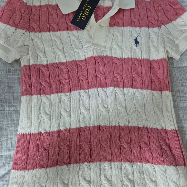 [BUNJANG] Polo Ralph Lauren Women's Short Sleeve Knit Top / 폴로 랄프로렌 여성 반팔니트