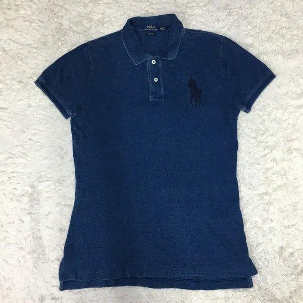 [BUNJANG] Polo Ralph Lauren Big Pony Pique Cotton Short Sleeve Polo Shirt / 폴로 빅포니 카라넥 반팔티 만원샵 GG08