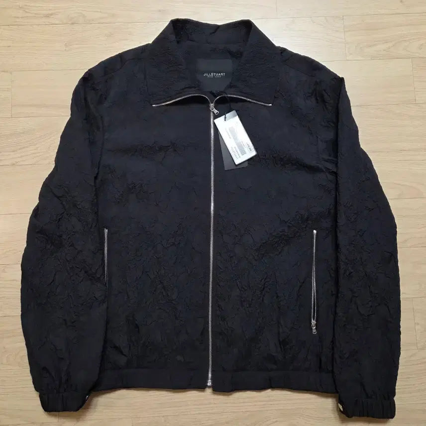[BUNJANG] Jill Stuart New York Creased Lightweight Summer Blouson Jacket L (105) / 질스튜어트뉴욕 크리즈 블루종 경량 여름 자켓 L 105 정가 69만원