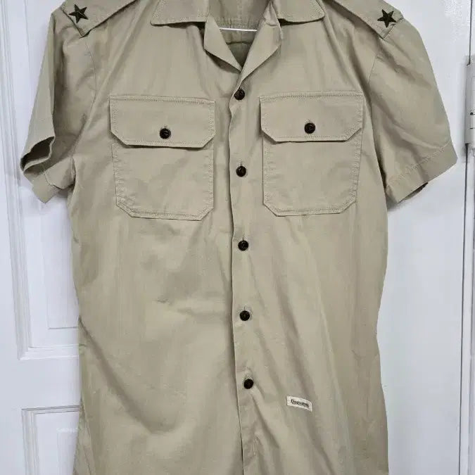 [BUNJANG] DSQUARED2 Military Short Sleeve Shirt / 디스퀘어드2 밀리터리 반팔 셔츠