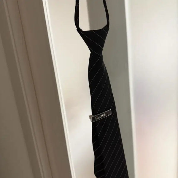 [BUNJANG] GROVE Striped Necktie / GROVE 그로브 넥타이