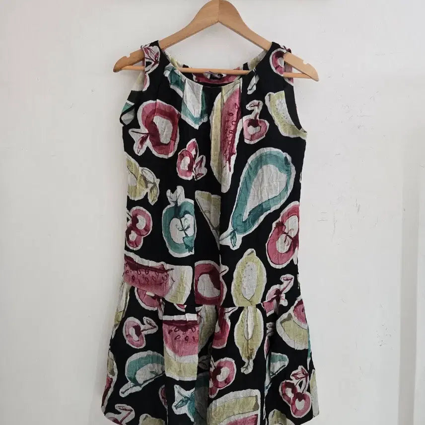 [BUNJANG] Moschino Pattern Silk Cotton Blend Dress / 모스키노 패턴 드레스