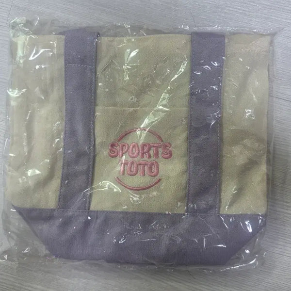 [BUNJANG] Sportstoto Canvas Tote Bag Lavender (Sealed) / (미개봉) 스포츠토토 캔버스 토트백 라벤더