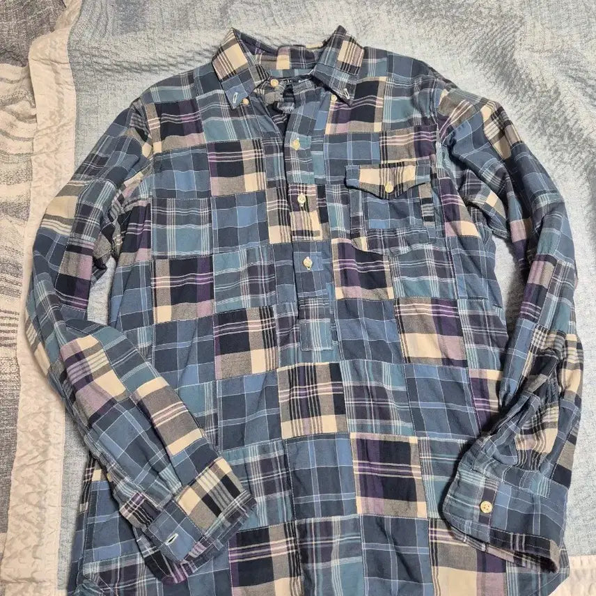 [BUNJANG] Polo Ralph Lauren Madras Anorak Shirt / 폴로 랄프로렌 마드라스셔츠 아노락 팝니다