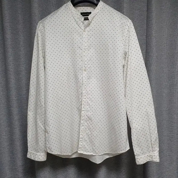 [BUNJANG] Massimo Dutti Tessuto Italian Fabric Dot Shirt / Massimo dutti마시모뚜띠 TESSUTO이탈리원단 도트남방셔츠s