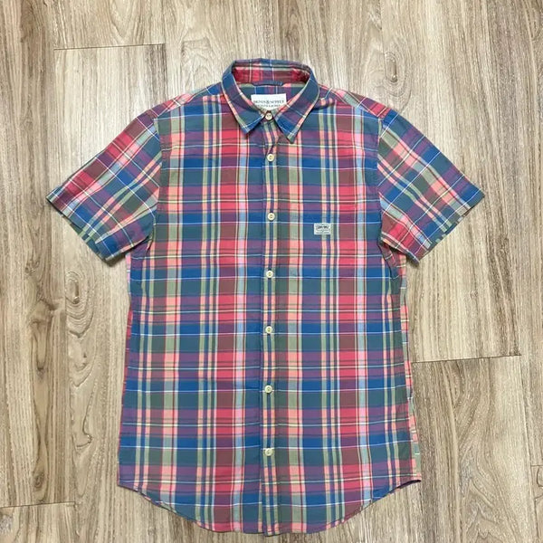 [BUNJANG] Denim & Supply Ralph Lauren Short Sleeve Plaid Shirt - Size S / 데님앤서플라이 랄프로렌 반팔 체크셔츠 S
