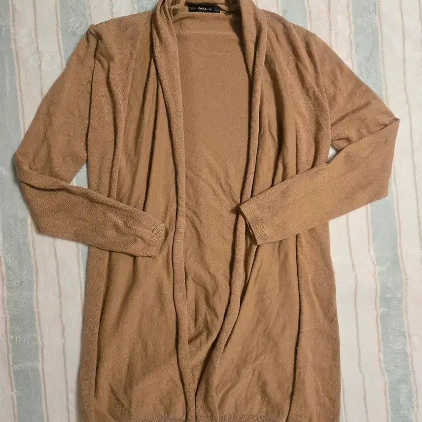 [BUNJANG] ZARA Knit Long Cardigan / ZARA 니트 롱 가디건